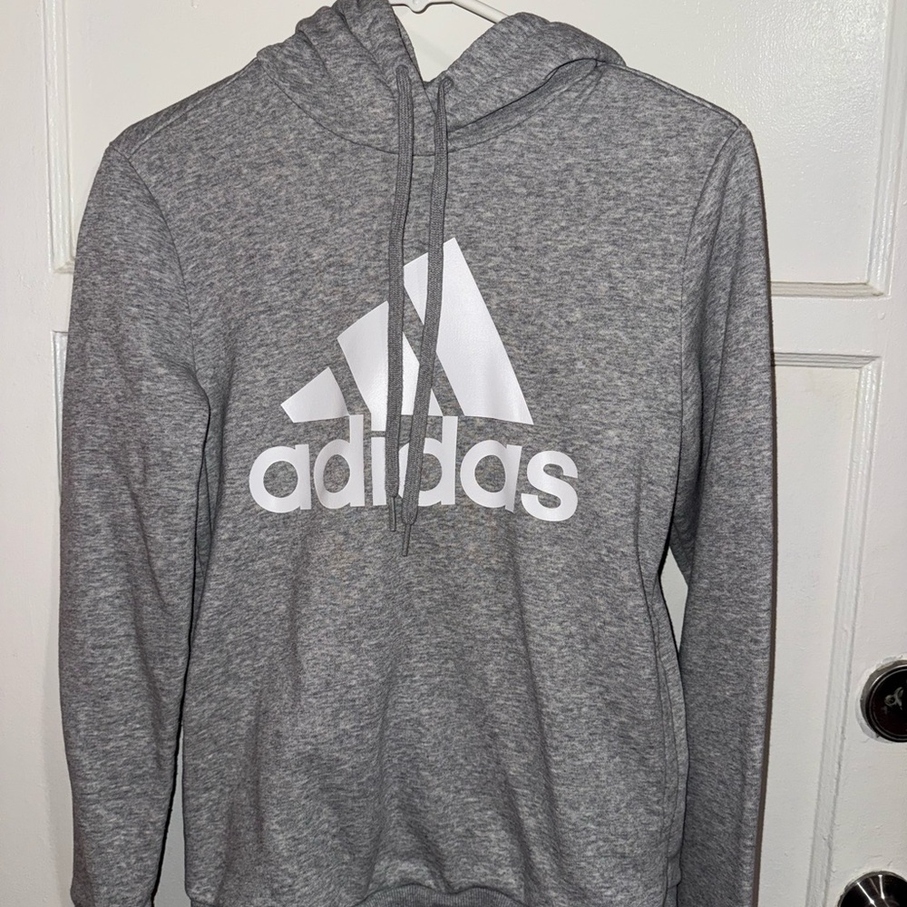 Adidas Heather Gray Hoodie